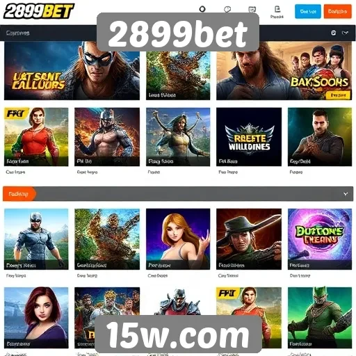 Análise da biblioteca de jogos do site 2899bet