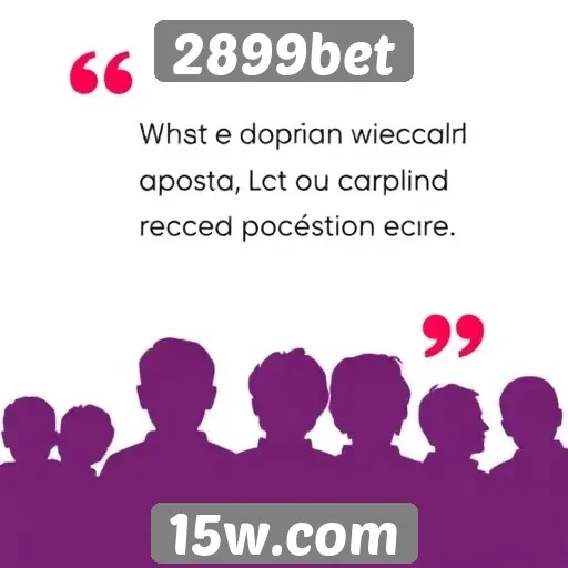 Feedback de usuários sobre o 2899bet